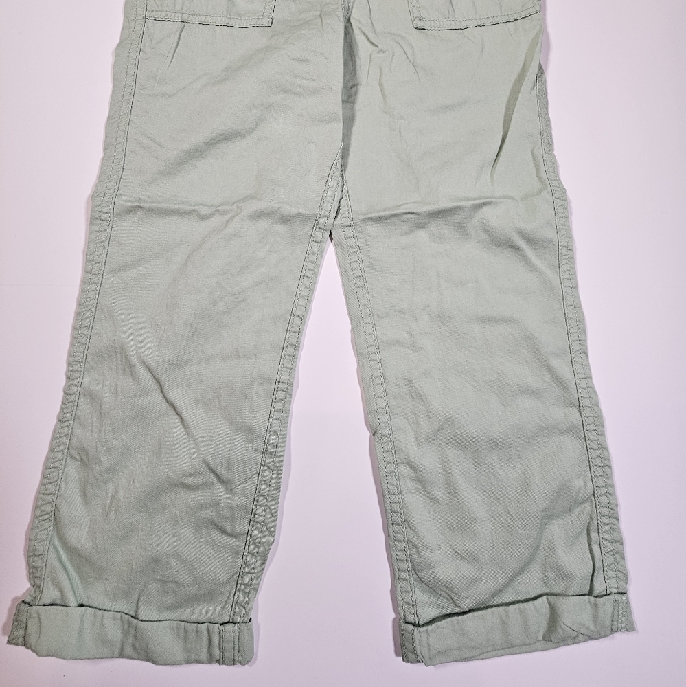 Cat & Jack Girl's Short Sleeve Jumpsuit Utility Boilersuit Sage Size M, L, & XL - Picture 13 of 16